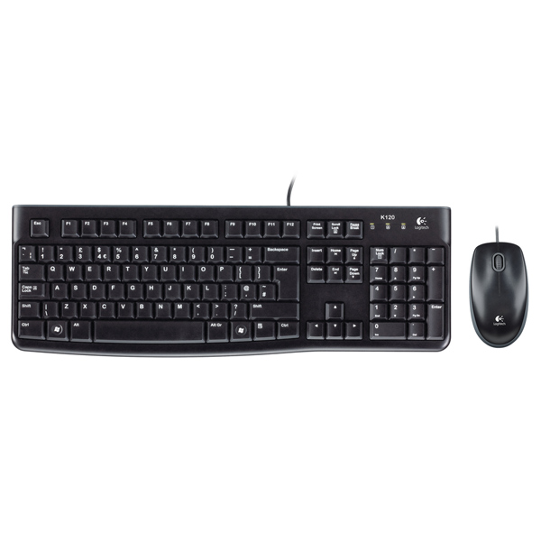 Klaviatura + siçan LOGITECH Corded Desktop MK120- Russian layout (920-002561)