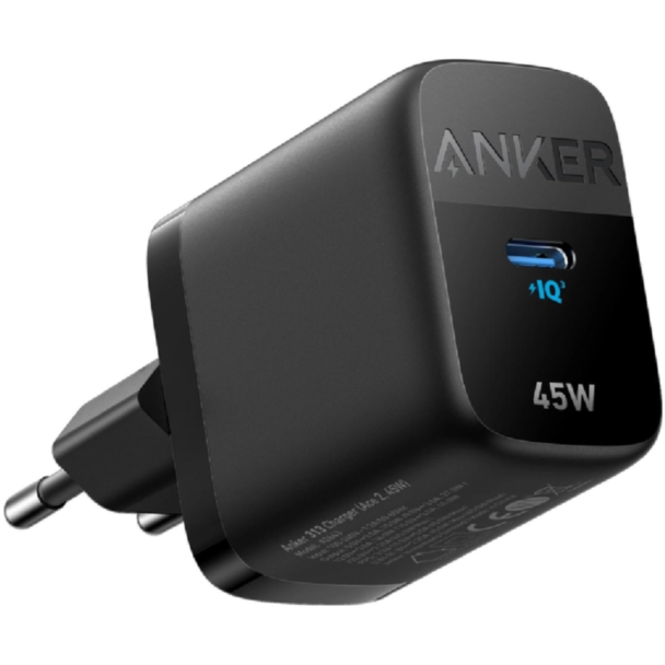 Enerji yığma cihazı Anker 313 Charger Black Iteration 1 (A2643G11)