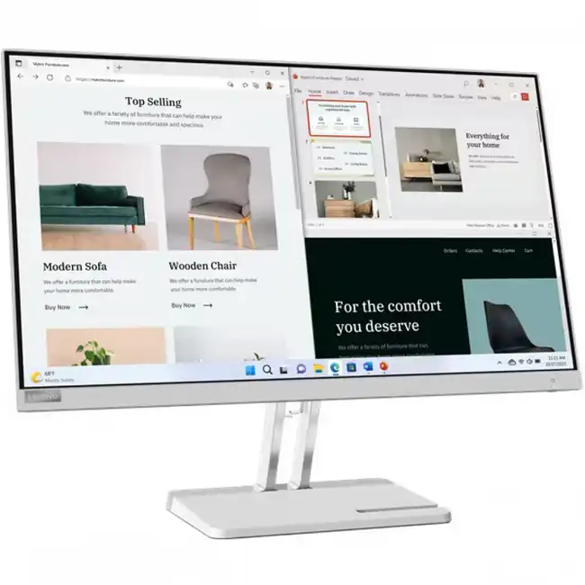 Monitor Lenovo L27e-40 (67ACKAC4EU) — изображение 2