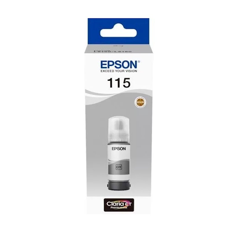 Mürəkkəb Epson 115 EcoTank Grey Ink Bottle (C13T07D54A)