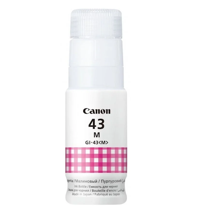 Mürəkkəb Canon INK Bottle GI-43 Magenta (4680C001)