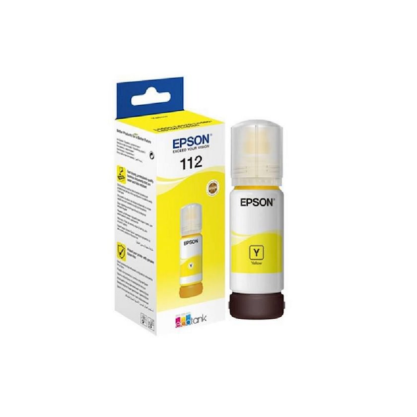 Mürəkkəb Epson 112 EcoTank Yellow Ink Bottle (C13T06C44A)