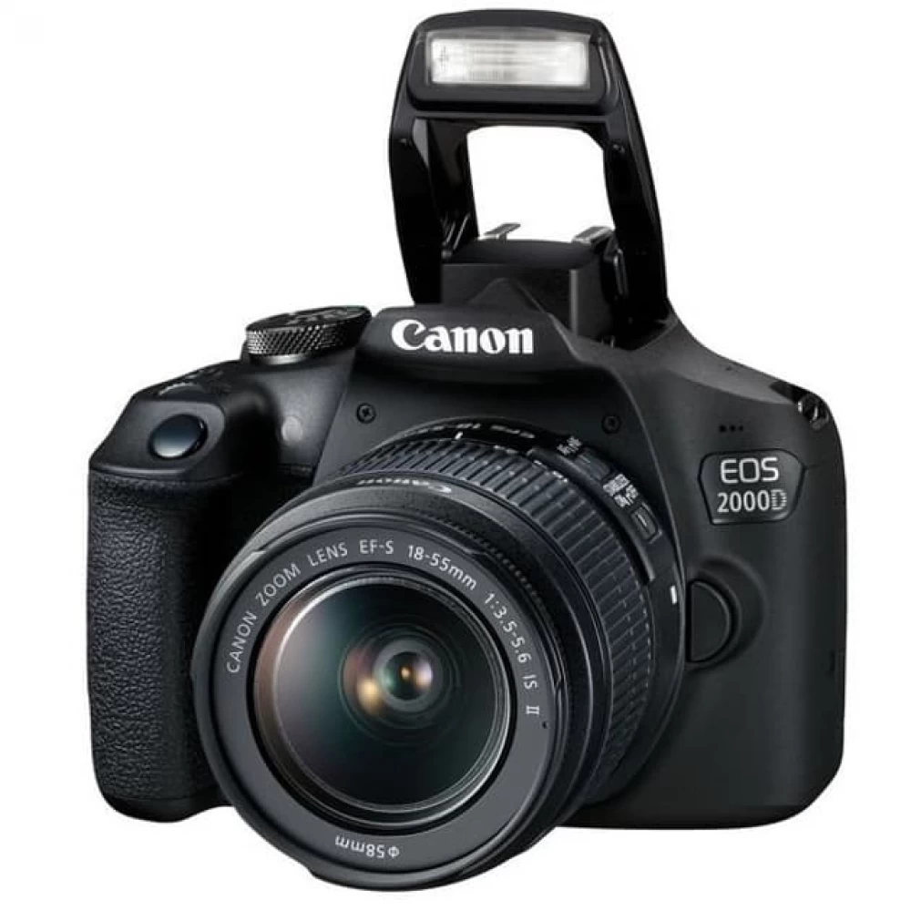Fotoaparat Canon DSLR EOS 2000D BK 18-55 IS II RUK (2728C008) - Image 2