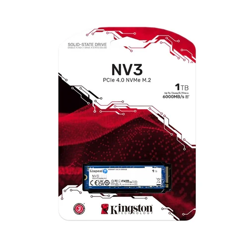SSD Kingston 1000GB NV3 M.2 2280 NVMe (SNV3S/1000G)