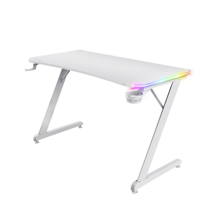 Oyun masası Trust GXT 709 Luminus RGB White (25328)