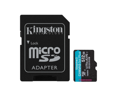 Yaddaş kartı Kingston Canvas Go Plus 170R (SDCG3/512GB)